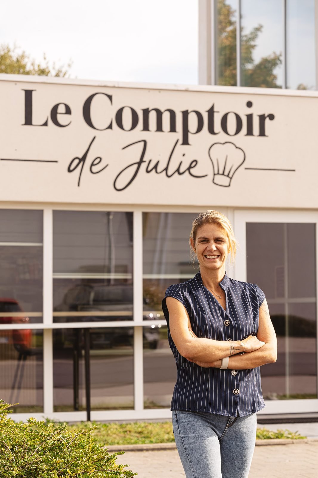 Façade du Comptoir de Julie, sandwicherie à Nivelles